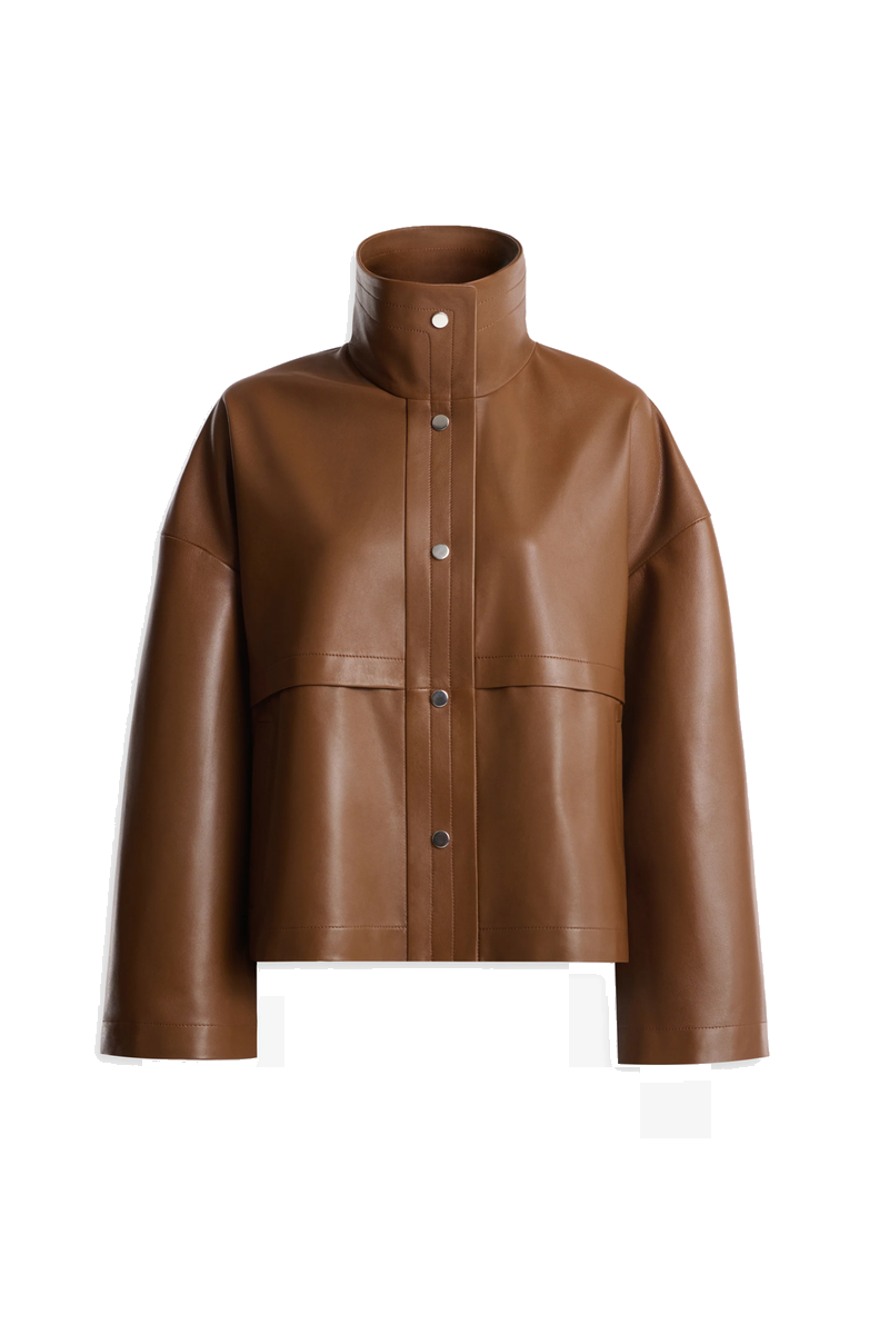 Nour Hammour Park Leather Jacket