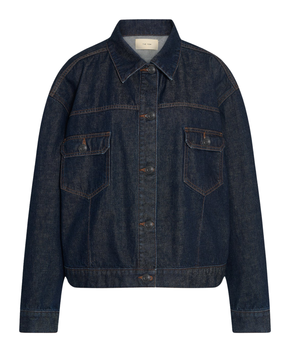 The Row Cropped Denim Jacket
